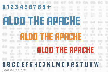 Aldo the Apache Font Download - Fonts4Free