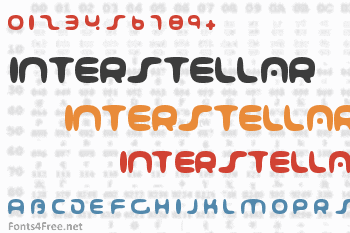 001 Interstellar Log Font