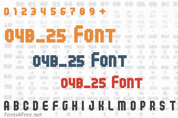 04b_25 Font