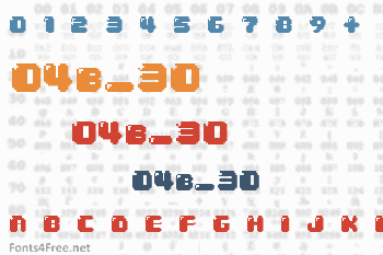 04b_30 Font