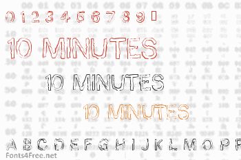 10 Minutes Font