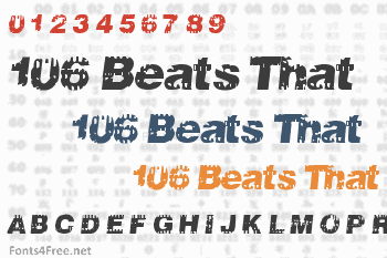 106 Beats That Font