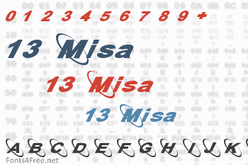 13 Misa Font