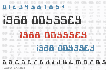 1968 Odyssey Font