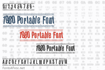 1980 Portable Font