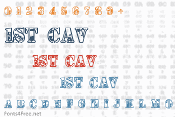 1st Cav Font