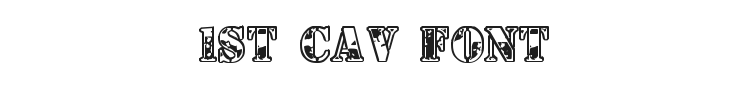 1st Cav Font