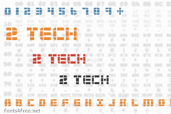 2 Tech Font