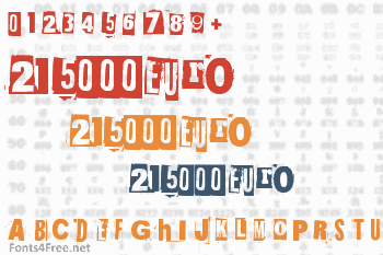 215000Euro Font