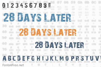 28 Days Later Font