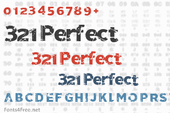 321 Perfect Font