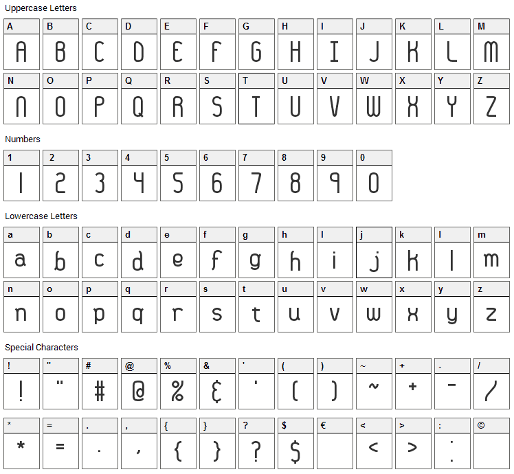 36 days ago Font Character Map