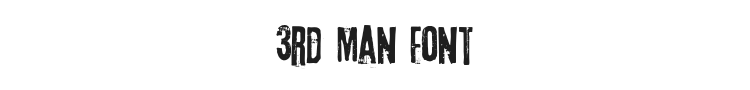 3rd Man Font