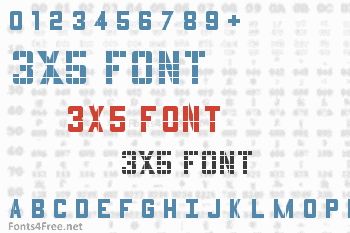3x5 Font
