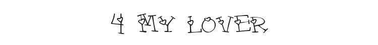4 My Lover Font