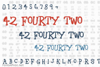 42 Fourty Two Font