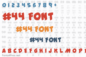 #44 Font