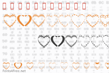 4YEO Hearts Font