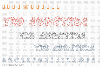 4YEO Monstrum Font