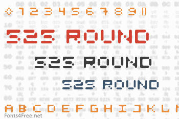 525 Round Font