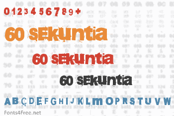 60 Sekuntia Font
