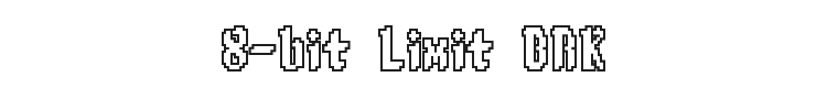 8-bit Limit BRK Font Preview