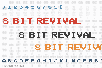 8 Bit Revival Font