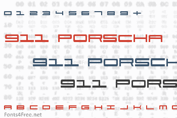 911 Porscha Font