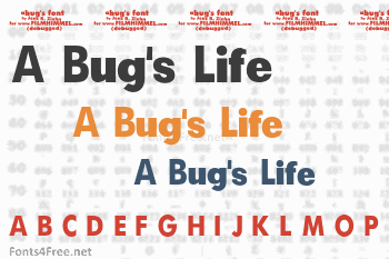 A Bug's Life Font