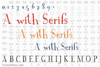 A Font with Serifs Font