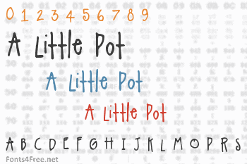 A Little Pot Font