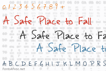 A Safe Place to Fall Font