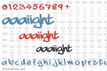 Aaaiight Font