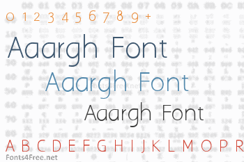 Aaargh Font
