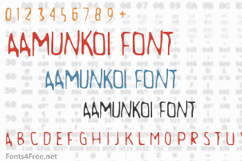 Aamunkoi Font