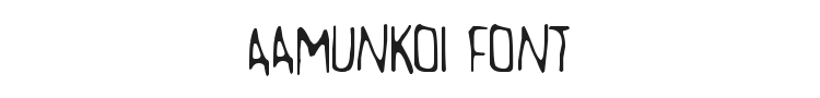 Aamunkoi Font Preview