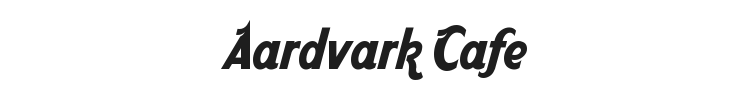 Aardvark Cafe Font