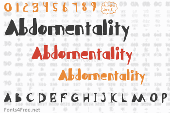 Abdomentality Font
