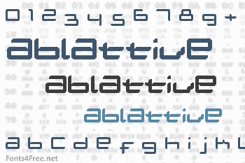 Ablattive Font