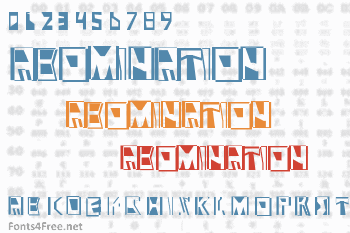 Abstract Abomination Font