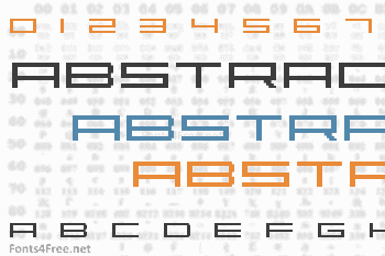 Abstract Font