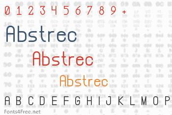 Abstrec Font