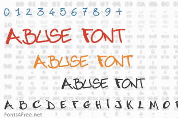 Abuse Font