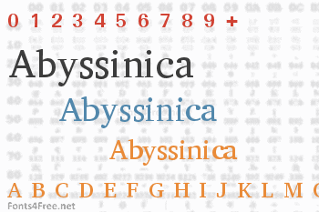 Abyssinica Font