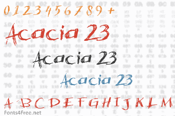 Acacia 23 Font