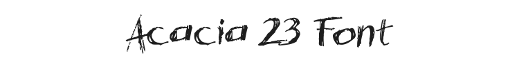 Acacia 23 Font