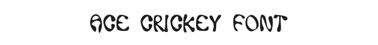 Ace Crickey Font Preview