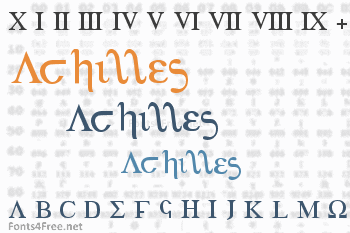 Achilles Font