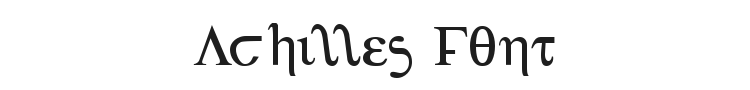 Achilles Font