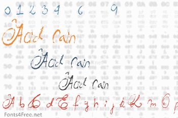 Acid Rain Font